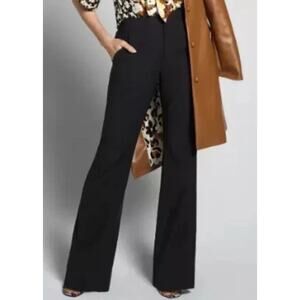 NWT Women's Cabi Field Day Caravan Trouser Size 6R Black Style#6475